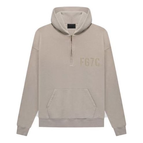 Mikina Fear of God Fear Of God Half Zip Hoodie Béžová | FG50-021FLC-041, 0