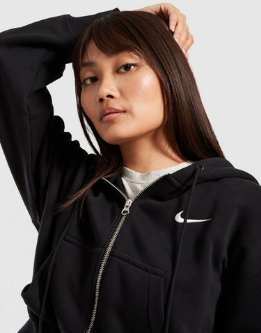 Mikina Nike Cropped Fleece Hoodie Čierna | HV2426-010, 3