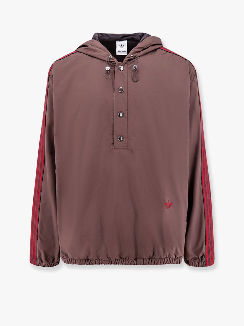 Vetrovka adidas Originals Jacket With Hood Hnedá | JJ2929NBROWN