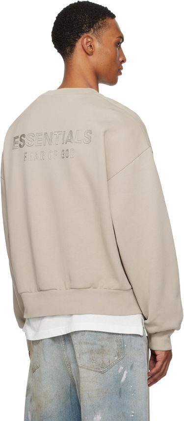 Mikina Fear of God ESSENTIALS Fleece Crewneck Sweatshirt Béžová | 192SP252041F, 2