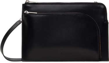 Taška cez rameno Rick Owens Rick Owens Hollywood Club Leather Pouch Čierna | RA01E0620 LGEL, 0