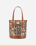 Small Bucket Bag With Branded Plate