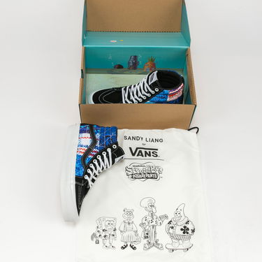 Tenisky a topánky Vans Sponge Bob by Sandy Liang x SK8 - Hi 38 DX PW Modrá | VN0A54FB9ZP1, 5
