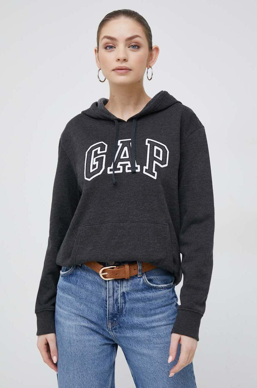 Mikina GAP Full-Zip Hoodie Šedá | 463506.03CHARCOAL, 0