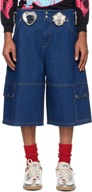 Šortky Chopova Lowena Chopova Lowena Balmy Denim Cargo Shorts Modrá | 4098, 0