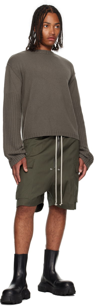 Sveter Rick Owens Rick Owens Gray Concordians Round Neck Sweater Šedá | RU02E1665 KLWS, 3