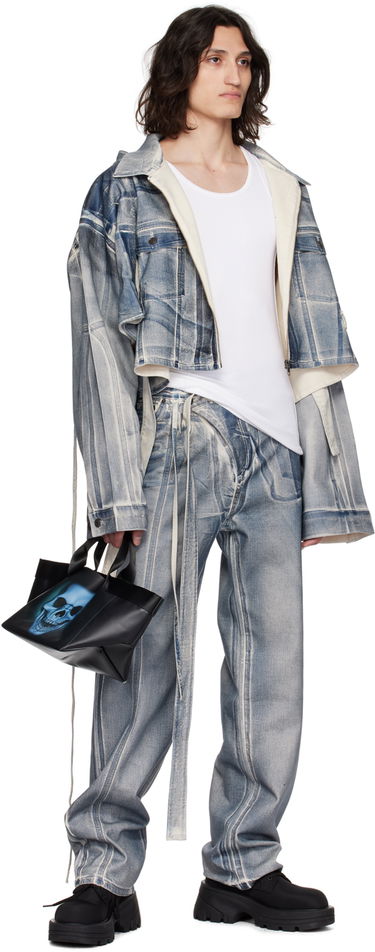 Tote bag Ottolinger Ottolinger Mini Skull-Print Shopper Tote Čierna | 2701603, 3