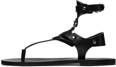 Tenisky a topánky ISABEL MARANT Eveen Leather Thong Sandals Čierna | SD0250FA-C2A02S, 2