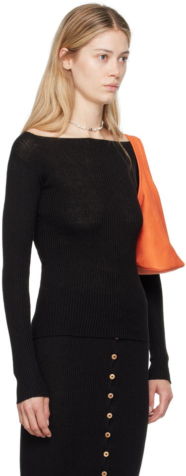Kabelka Baserange Dande Off The Shoulder Sweater Oranžová | KNDAL-LI-AU24, 1