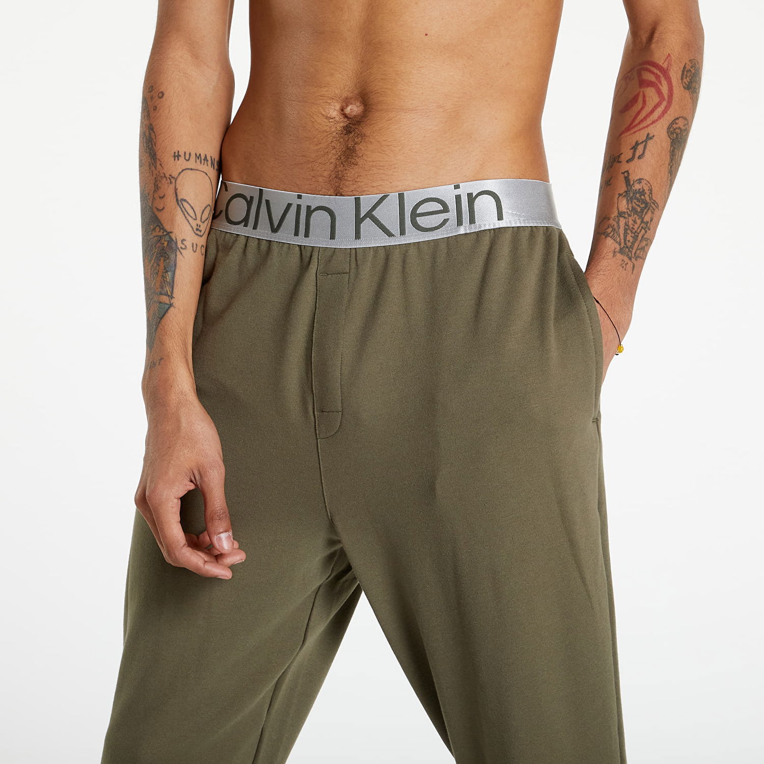 Tepláky CALVIN KLEIN Jogger Zelené | NM2266E, 1