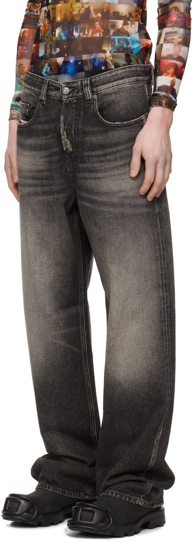 Džínsy Diesel 2001 D-Macro Relaxed Fit Jeans XXL Čierna | A11598-007Z1-02, 4
