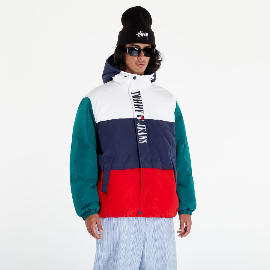 Prešívaná bunda Tommy Hilfiger Archive ColorBlock Puffer Jacket Rôznofarebný | DM0DM14457 YBR, 0