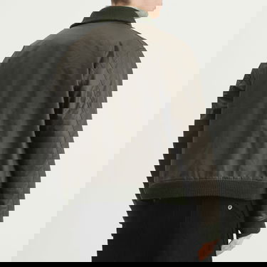 Bomber bunda Engineered Garments Engineered Garments Waxed Cotton LL Jacket Zelené | 25F1D066-BS007, 3