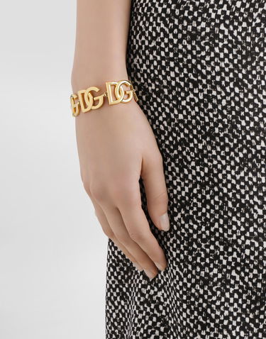 Náramok Dolce & Gabbana Link Bracelet With Dg Multi-logo Onesize Metalická | WBN6P2W1111ZOO00, 1