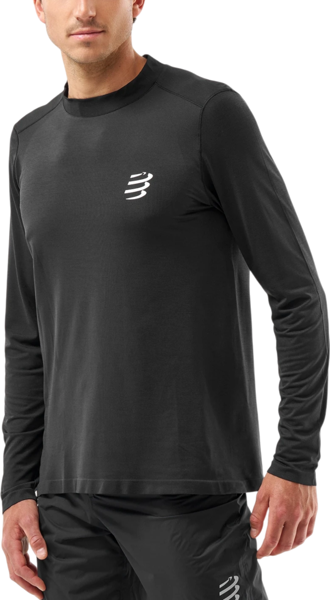 Tričko Compressport Performance LS T-Shirt Čierna | atsm4949002