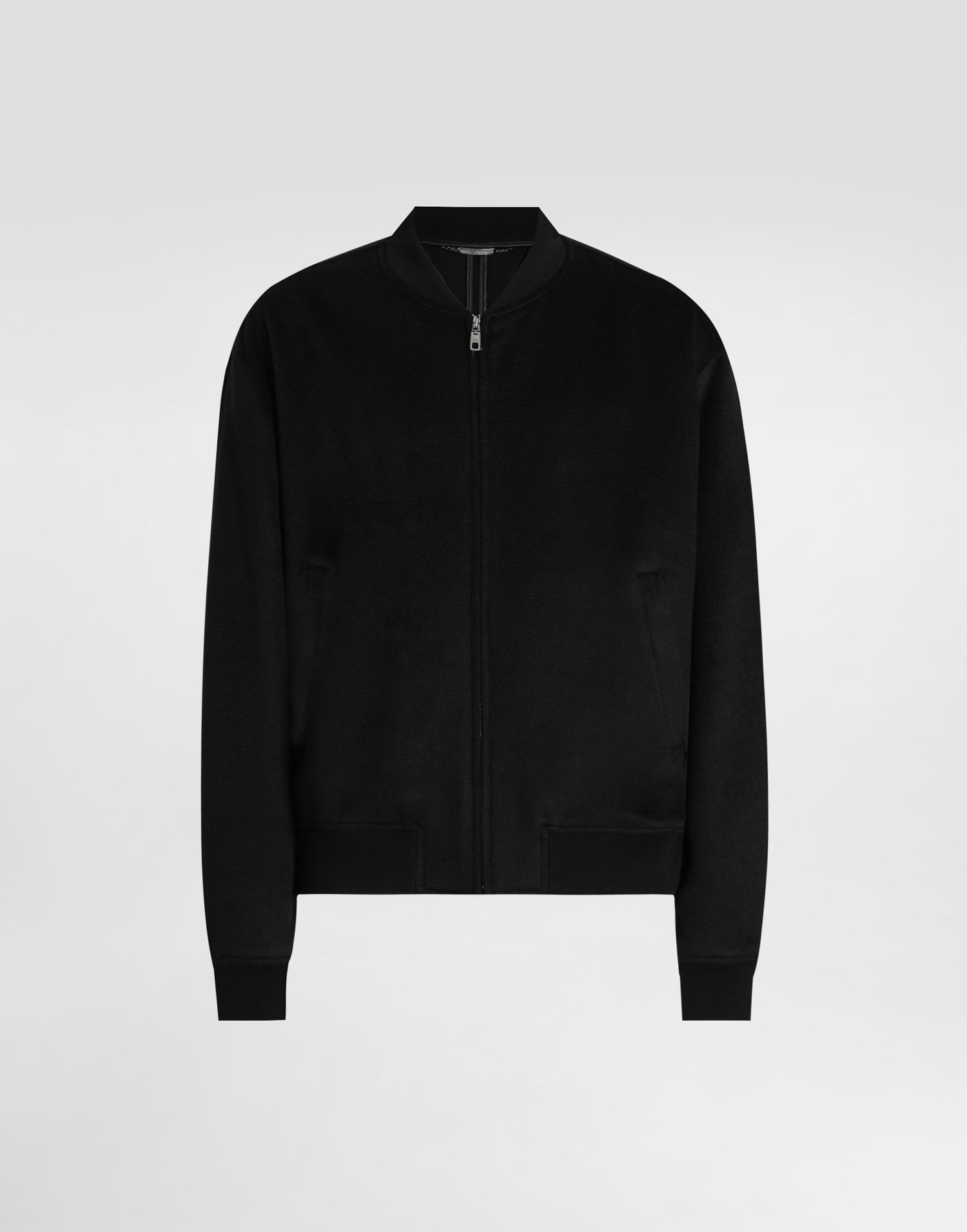 Bomber bunda Dolce & Gabbana Dolce & Gabbana Cashmere Bomber Jacket Čierna | G9BRYTFU2D1N0000, 0