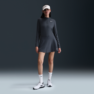 Tričko Nike Victory Dri-FIT UV Protection 1/4 Zip Golf Top Šedá | HF6586-437, 2