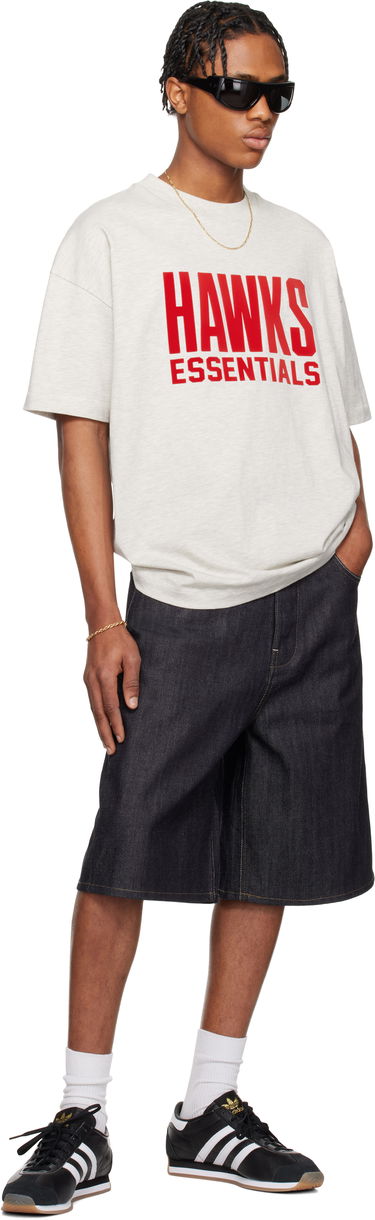 Tričko Fear of God Fear of God ESSENTIALS NBA Hawks Short Sleeve T-Shirt Šedá | 125AL244109F, 4