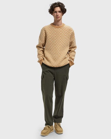 Sveter Patagonia Recycled Wool-Blend Checkered Sweater Béžová | 50655-FTGO, 2