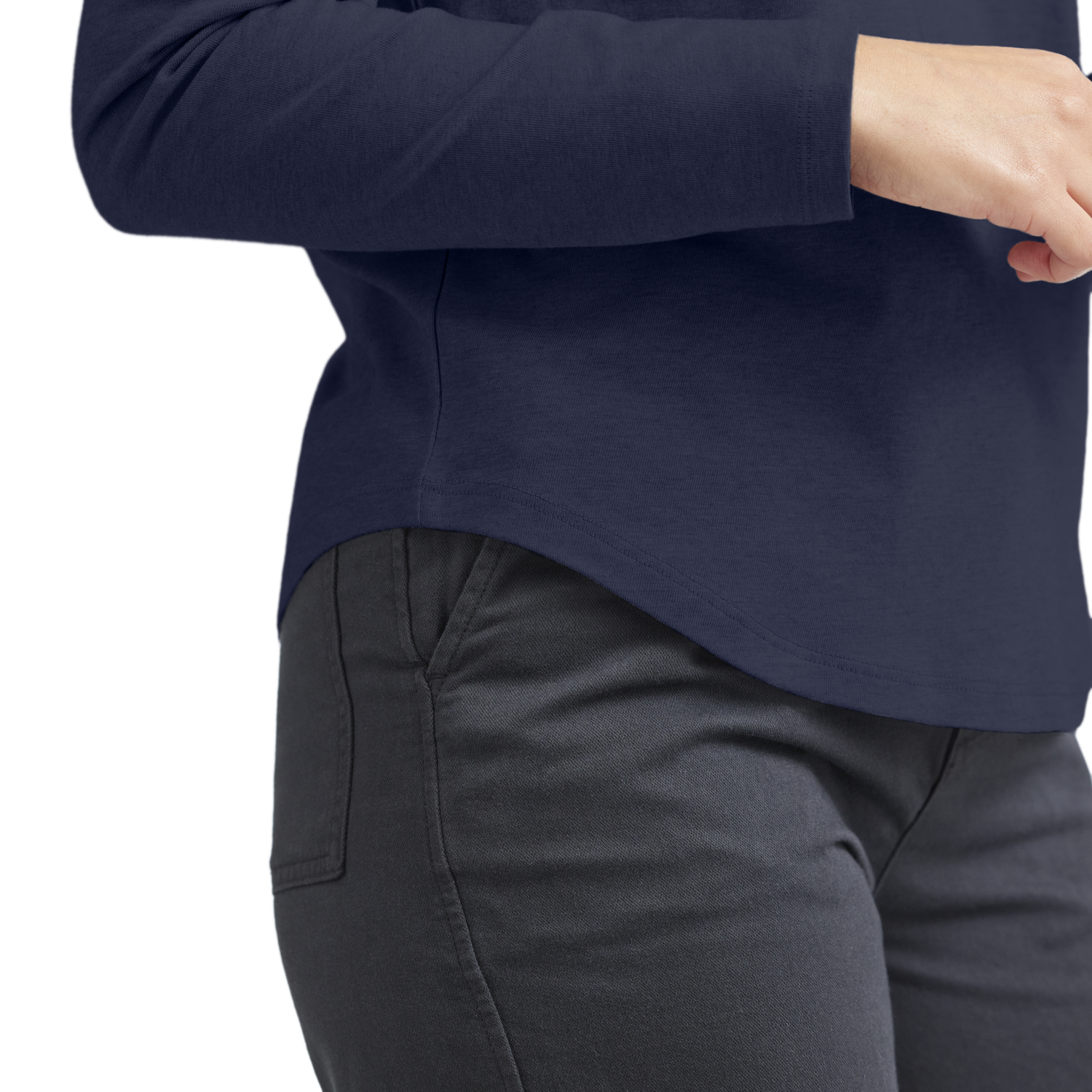 Tričko Allbirds Merino Wool Long Sleeve T-Shirt, Size XS Navy | A12115W, 1