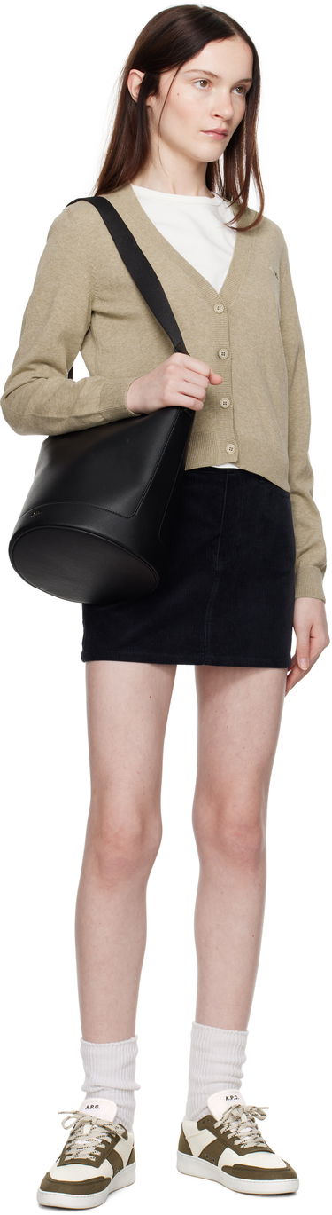 Sveter A.P.C. Josephine Cropped Cardigan Béžová | COEZJ-F22316, 3