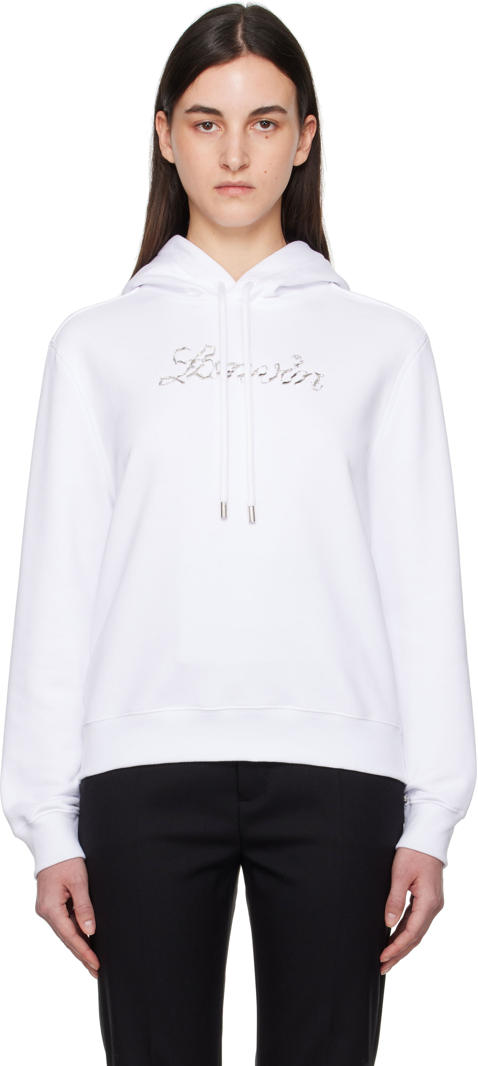 Lanvin Bead Embroidered Hoodie