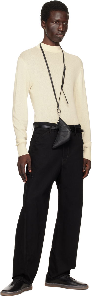 Kabelka LEMAIRE Crossbody Croissant Coin Pouch Čierna | SL0054 LL0018, 4
