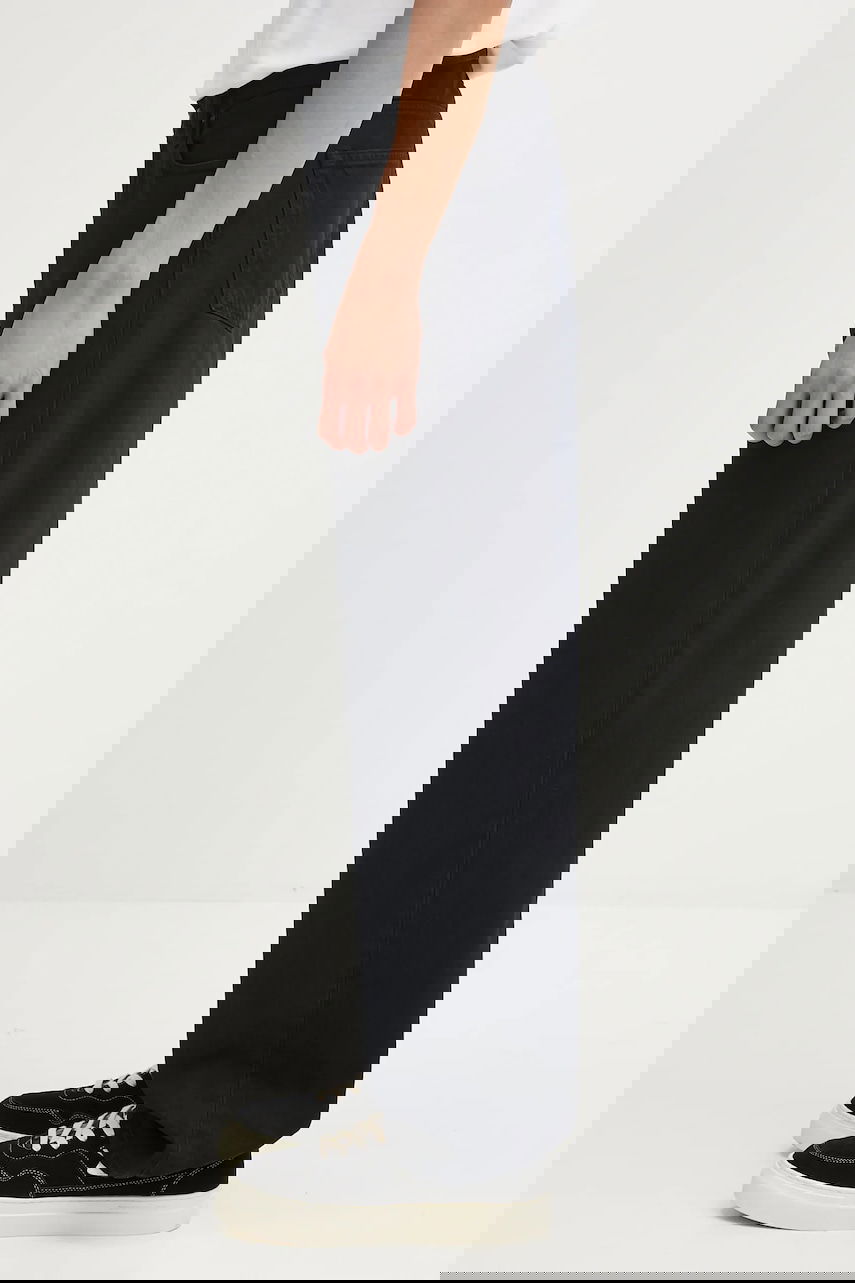 Džínsy Carhartt WIP Aaron Pant Loose Fit Wide Leg Čierna | I034237.01LF, 1