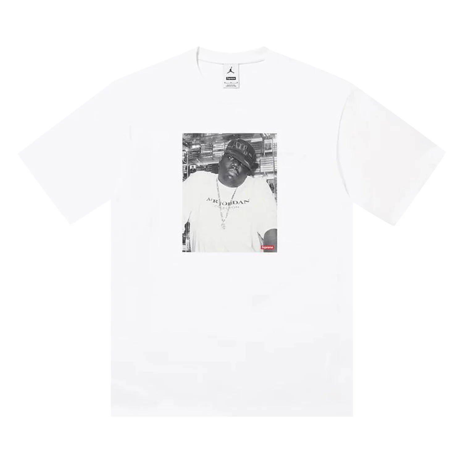 Tričko Supreme Jordan x Biggie Short-Sleeve Top White Biela | FW24KN3 WHITE, 0