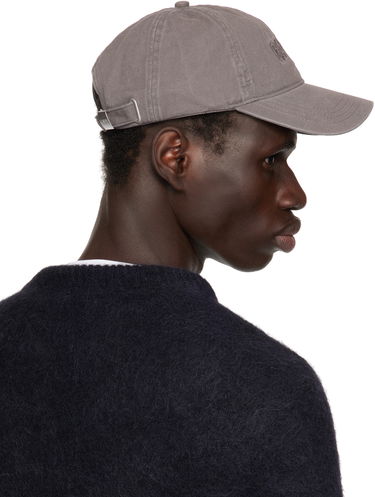 Šiltovka GANNI Ganni Embroidered Logo Cap Šedá | A6302, 2