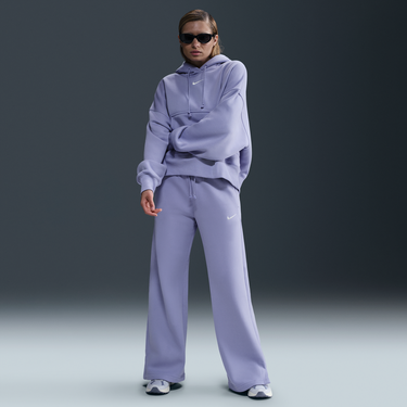 Mikina Nike Sportswear Phoenix Fleece High-Waisted Wide-Leg Pants Fialová | DQ5615-533, 2