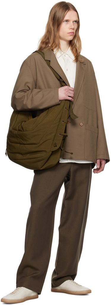 Kabáty LEMAIRE LEMAIRE Double Breasted Blazer Hnedá | JA1042 LF414, 3