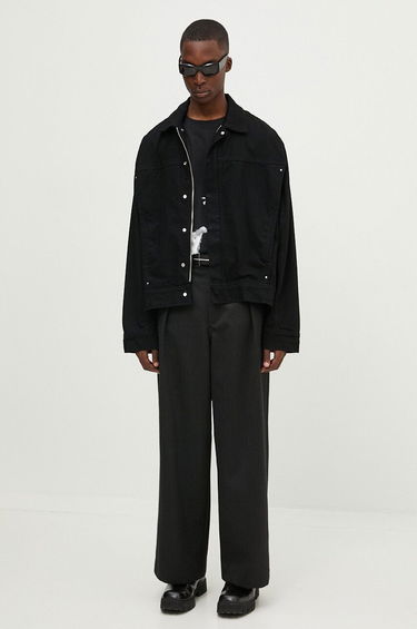 Bunda HELIOT EMIL Hooded Denim Jacket Čierna | PREAW24.M.02.121.BLK01, 1