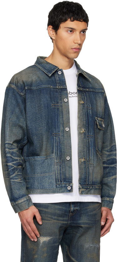 Bunda Neighborhood Denim Type-1 Jacket Hnedá | 252XBNH-JKM02, 4