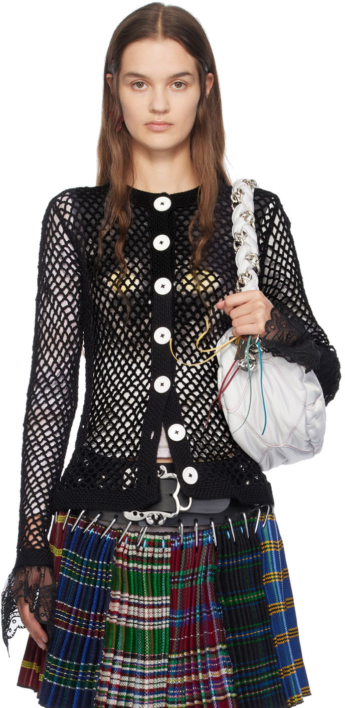 Sveter Chopova Lowena Chopova Lowena Net Cardigan Čierna | 5189, 0
