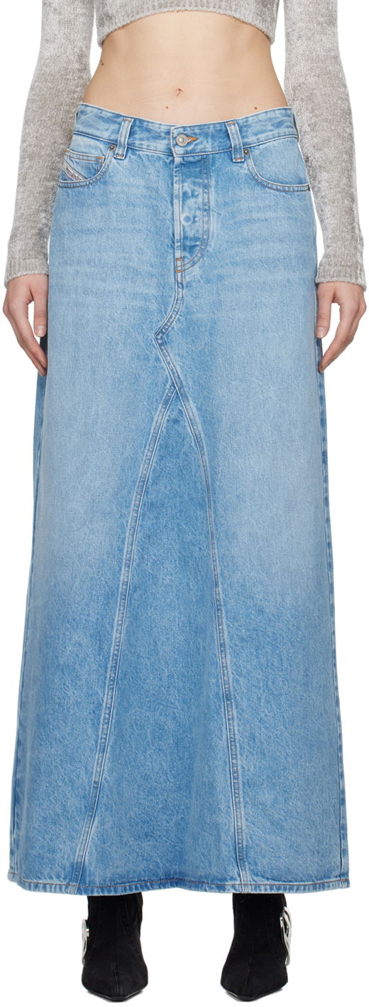 De-Pago Denim Maxi Skirt