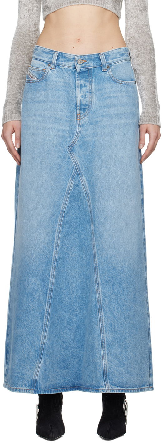 Sukňa Diesel De-Pago Denim Maxi Skirt Modrá | A10716 09I29, 0