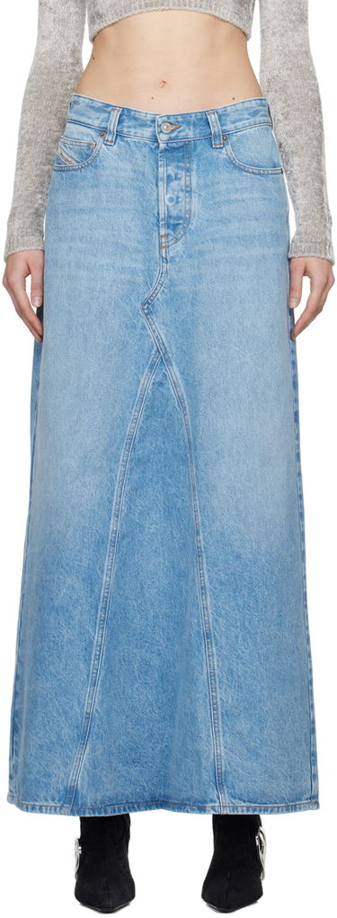Sukňa Diesel De-Pago Denim Maxi Skirt Modrá | A10716 09I29, 0