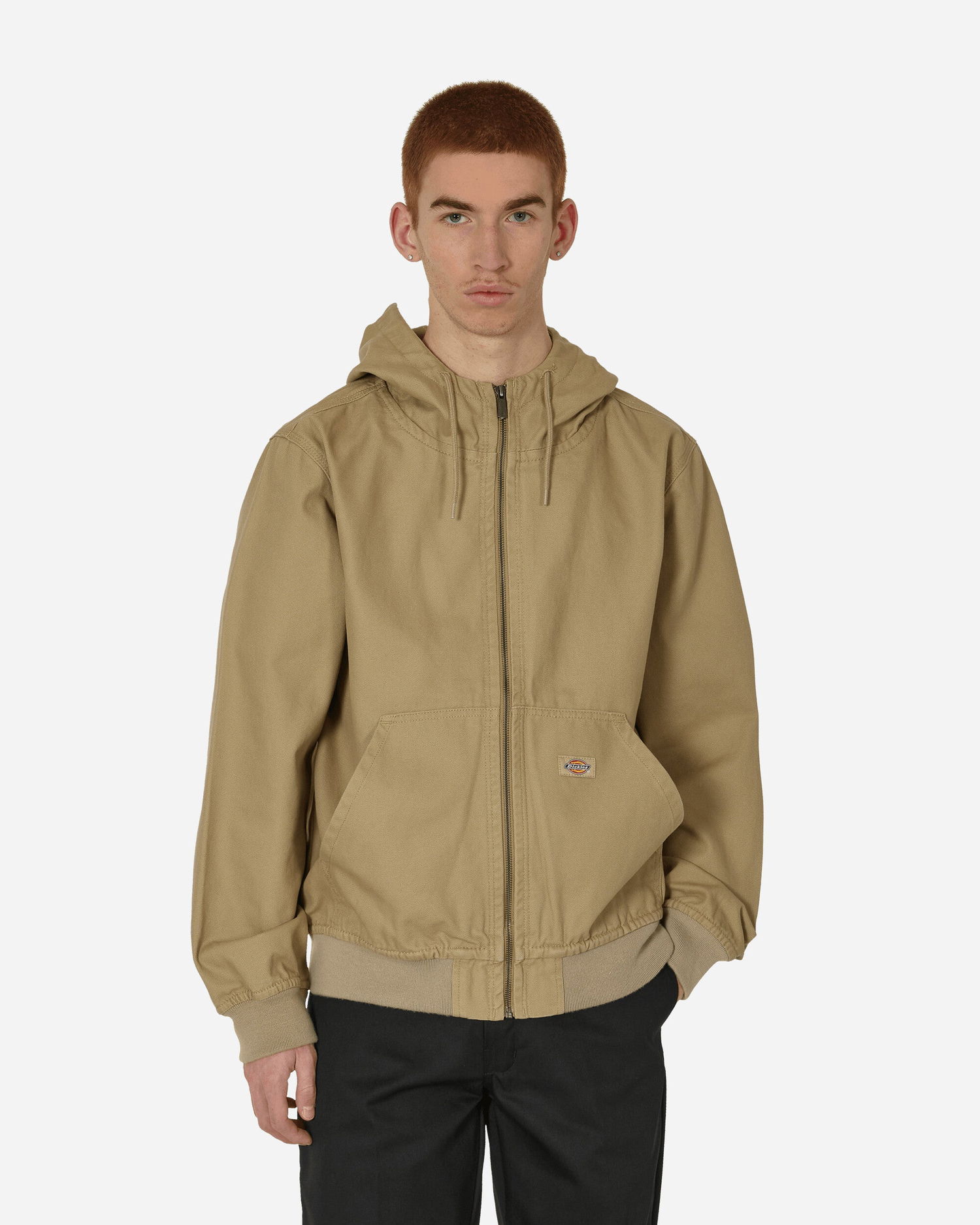 Bunda Dickies Duck Canvas Hooded Unlined Jacket Desert Sand Béžová | DK0A4YQL F021, 0