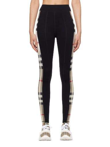 Check Panel Leggings