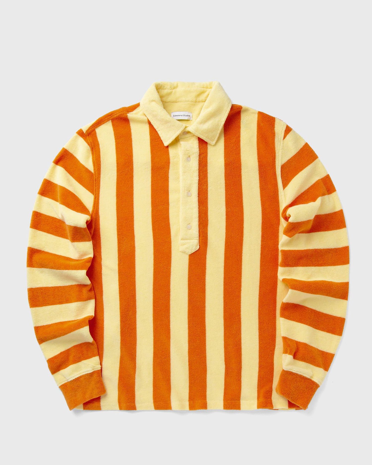 Polo tričko Edmmond Studios Striped Long Sleeve Polo Shirt Oranžová | 125-20-03250, 1