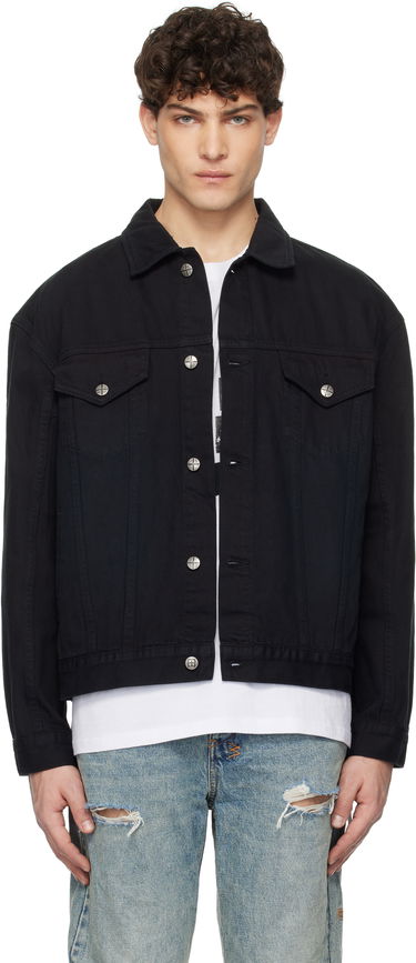 Bunda Ksubi Oh G Replica Eagle Denim Jacket Čierna | MPS25JK004, 0
