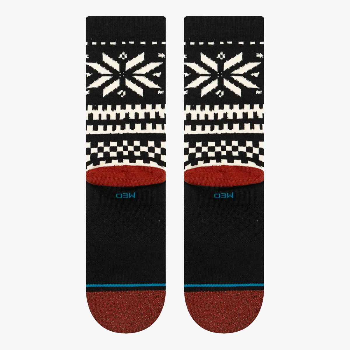 Snowflake Patterned Crew Socks