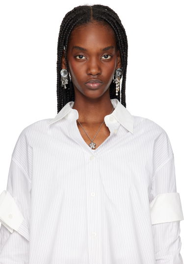 Náušnice Marc Jacobs Marc Jacobs 'The Grunge Glam Gem' Charm Drop Earrings Metalická | 2S5JER001J46, 2