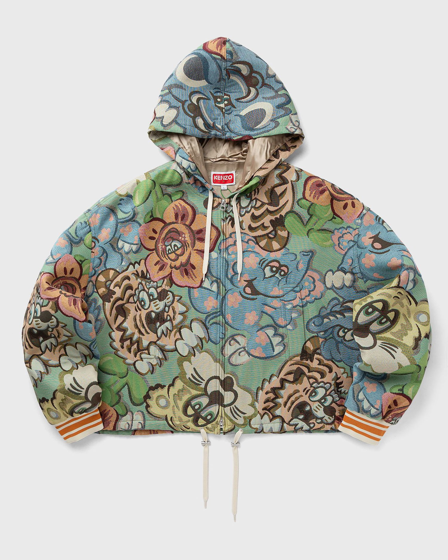 Mikina KENZO Kenzo VERDY Collection Hooded Parka Rôznofarebný | FF55BL1529JU.MU, 0