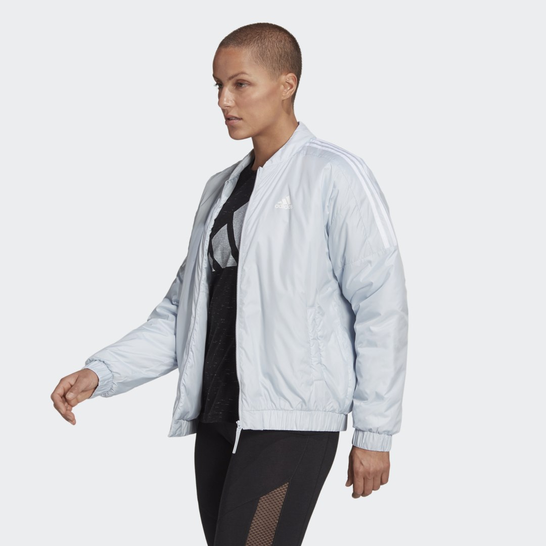 Bomber bunda adidas Originals Essentials Insulated Bomber Jacket Šedá | GT9149, 0