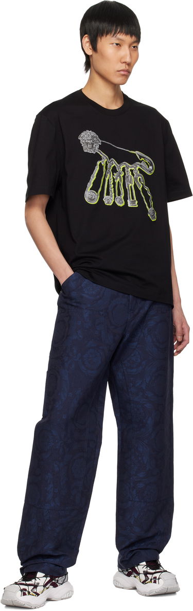 Tričko Versace Versace 'Versace Pop Pin' T-Shirt Čierna | 1013302_1A13423, 3