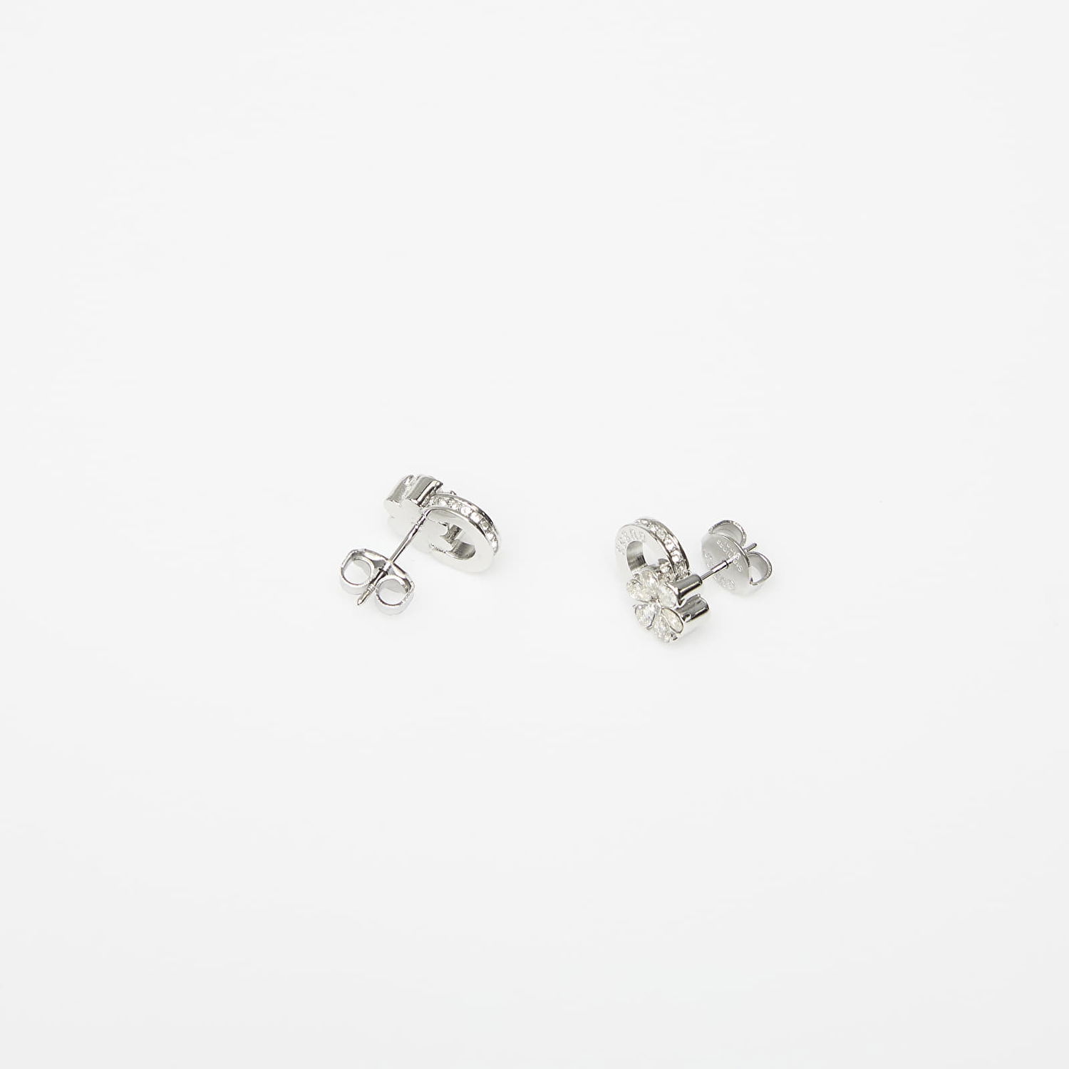 Náušnice GUESS Lily Crystal Flower Stud Earrings Metalická | JUBE05108JWRH-SILVER, 1
