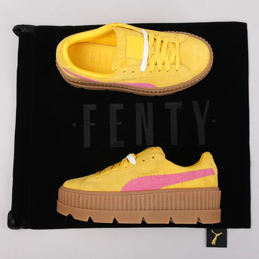Tenisky a topánky Puma Cleated CreeperSuede Wn's lemon - carmine - vanilla ice Oranžová | 366268 03, 5
