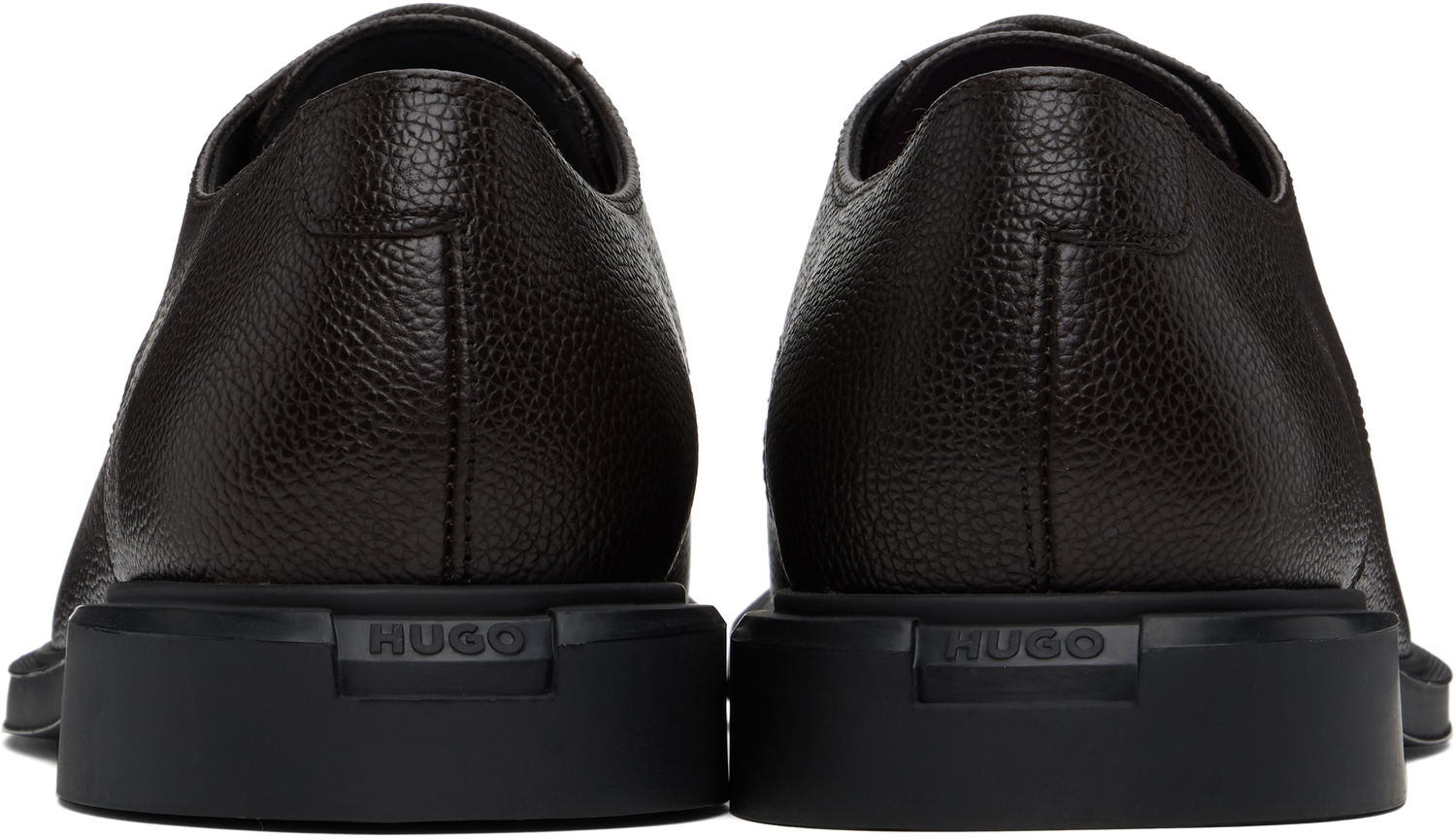 Tenisky a topánky BOSS Hugo Grained Leather Derbys Hnedá | 50536212, 1
